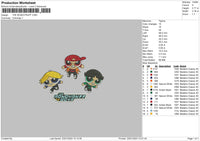Rowoyruff Embroidery File 6 sizes