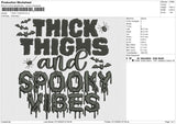 THICK THIGHS Embroidery