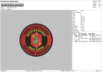 Thrid Battalion Embroidery