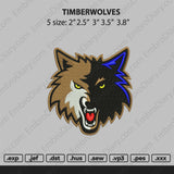 Timberwolves Embroidery