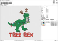 TREE REX Embroidery