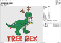 TREE REX Embroidery