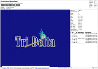 TRI DEITA Embroidery