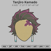 Tanjiro Kamado Embroidery