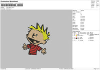 the calvin 01 Embroidery