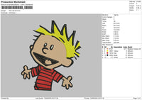 the calvin 01 Embroidery
