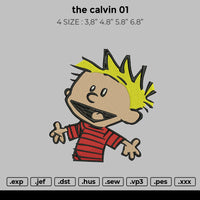 the calvin 01 Embroidery
