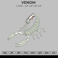 Venom Embroidery