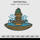 WATTER FALL Embroidery