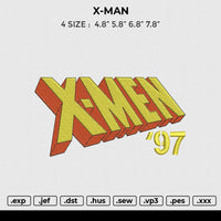X-MAN Embroidery