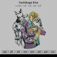 Yoshikage Kira Embroidery