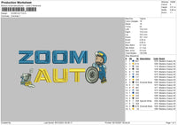 Zoom Aut Embroidery