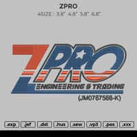 ZPRO Embroidery