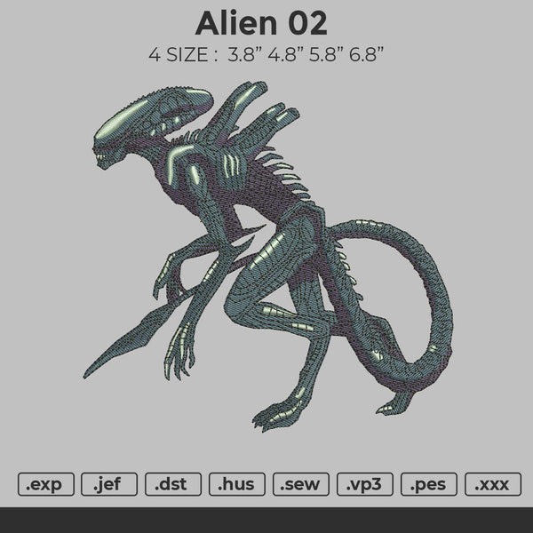 Alien 02 Embroidery