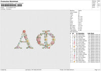 ao flowers Embroidery