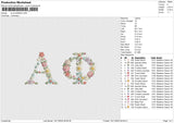 ao flowers Embroidery