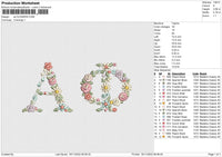 ao flowers Embroidery