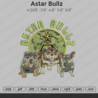 Astar Bullz Embroidery