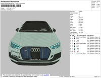 Audi Car Embroidery