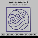 Avatar Symbol 2 Embroidery