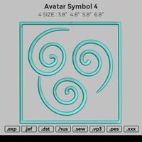 Avatar Symbol 4 Embroidery