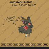 Obito Itachi Birds Embroidery