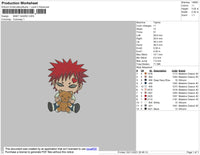 Baby Gaara Embroidery