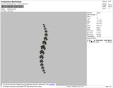 Backbone Embroidery