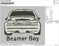Beamer Boy Embroidery