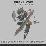 Black Clover Embroidery