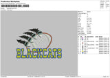 Blackcats Embroidery File 6 sizes