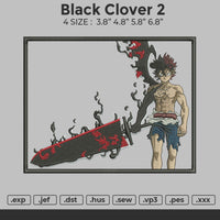 Black Clover 2 Embroidery