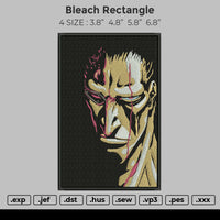 Bleach Rectangle Embroidery