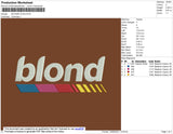 Blond Icon Embroidery