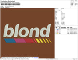 Blond Icon Embroidery