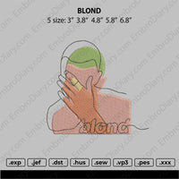 Blond Embroidery