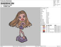 Bratz Yasmin Embroidery