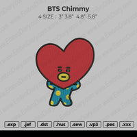 Bts Chimmy Embroidery