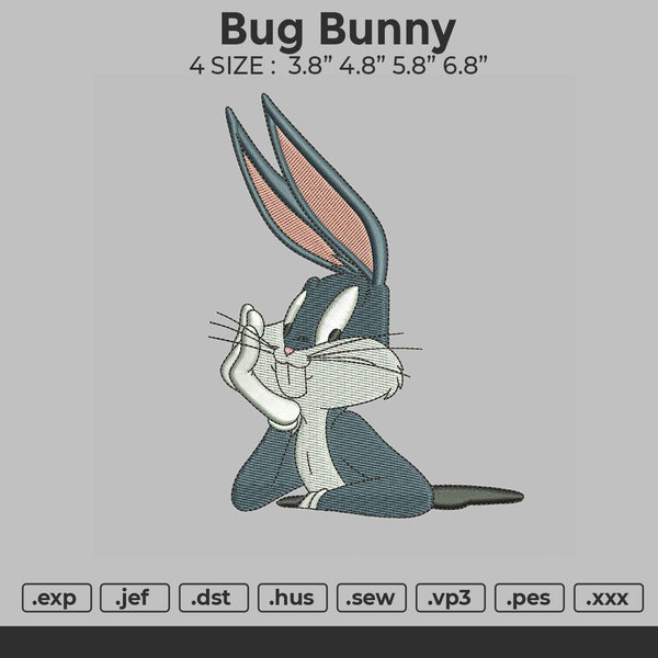 bugs bunny embroidery