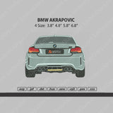BMW akropovic embroidery