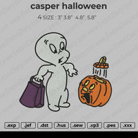 Casper Halloween Embroidery
