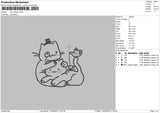 Cat Outlines Embroidery