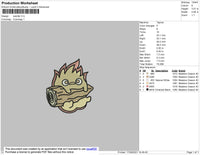 Calcifer Embroidery