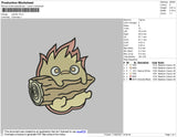 Calcifer Embroidery