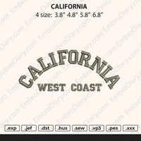 california Embroidery