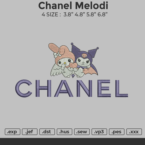 Chanel Melodi Kuromi Embroidery