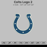 Colts Logo 2 Embroidery