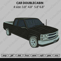 Car Doublecabin Embroidery