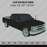 Car Doublecabin Embroidery