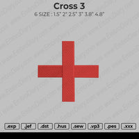 Cross 3 Embroidery